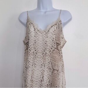 Rachel Zoe Snakeskin Tank Top
